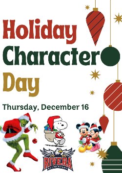 Holiday Character Day